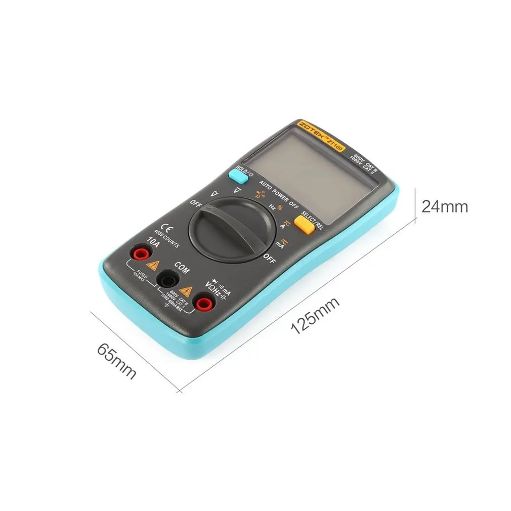 Digital Multimeter ZT98 ZT100 ZT101 ZT102 Ammeter Voltmeter Resistance Frequency backlight Meter voltage Diode Frequency 
Digital Multimeter ZT98 ZT100 ZT101 ZT102 Ammeter Voltmeter Resistance Frequency backlight Meter voltage Diode Frequency