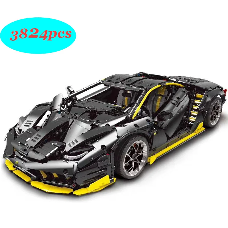 3823 Pcs C61041 Moc 39933 Meteor Black Lamborghinis Centenario 1:8 Hypercar Super Racing Car Model Building Blocks toys
3823 Pcs C61041 Moc 39933 Meteor Black Lamborghinis Centenario 1:8 Hypercar Super Racing Car Model Building Blocks toys
