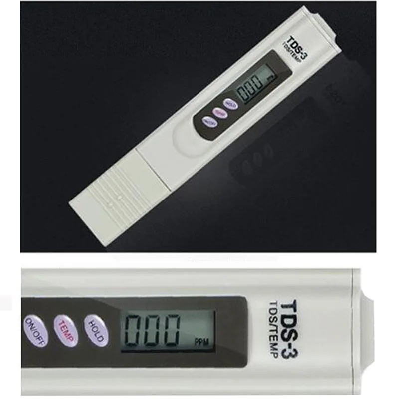 Portable TDS-3 Meter Digital TDS Water Quality Testing Pen Aquarium Pool tester Hardness Meter GH/DH Test Tool Accessories
Portable TDS-3 Meter Digital TDS Water Quality Testing Pen Aquarium Pool tester Hardness Meter GH/DH Test Tool Accessories