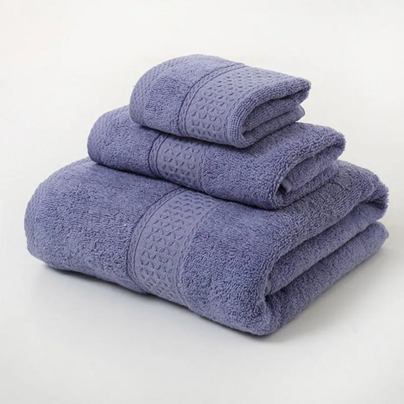 3PCS a set Towel Set Solid Color 100%Cotton Large Bath Towel Bathroom Hand Towels Home For Adults Kids Beach towel Portable
3PCS a set Towel Set Solid Color 100%Cotton Large Bath Towel Bathroom Hand Towels Home For Adults Kids Beach towel Portable