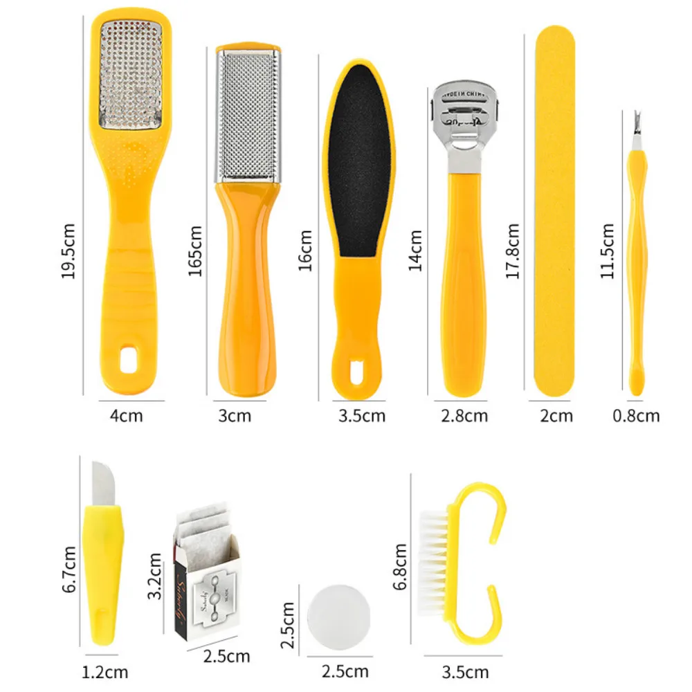 Pedicure Foot File 10pcs Professional Callus Remover Foot Corn Scraper Rasp Stainless Steel, Removing Hard, Dead Skin Cells
Pedicure Foot File 10pcs Professional Callus Remover Foot Corn Scraper Rasp Stainless Steel, Removing Hard, Dead Skin Cells