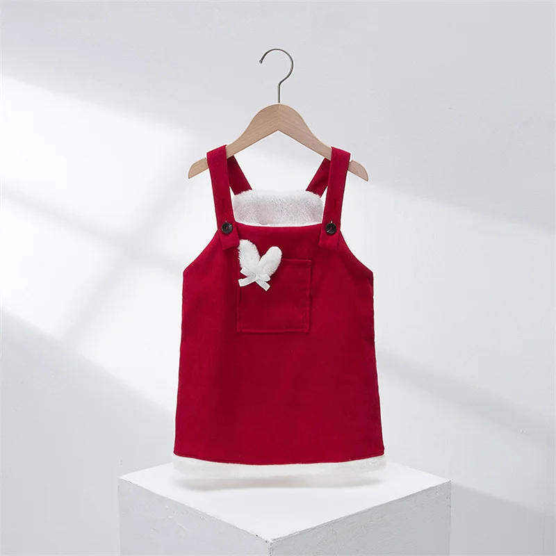 Lawadka 2-6Years Winter Thick Children's Girl Clothes Strap Dress Corduroy Velvet Kid Clothing Vestidos Baby Party Elegant Dress
Lawadka 2-6Years Winter Thick Children's Girl Clothes Strap Dress Corduroy Velvet Kid Clothing Vestidos Baby Party Elegant Dress