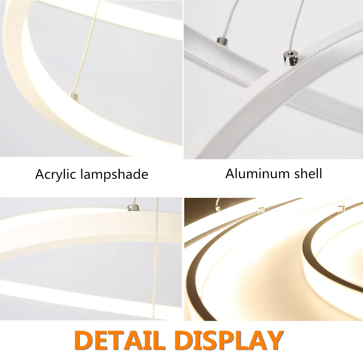 3/2/1 Circular Ring Pendant Lights Acrylic Aluminum LED For Living Room Dining Room Ceiling White W Modern Pendant Lights
3/2/1 Circular Ring Pendant Lights Acrylic Aluminum LED For Living Room Dining Room Ceiling White W Modern Pendant Lights