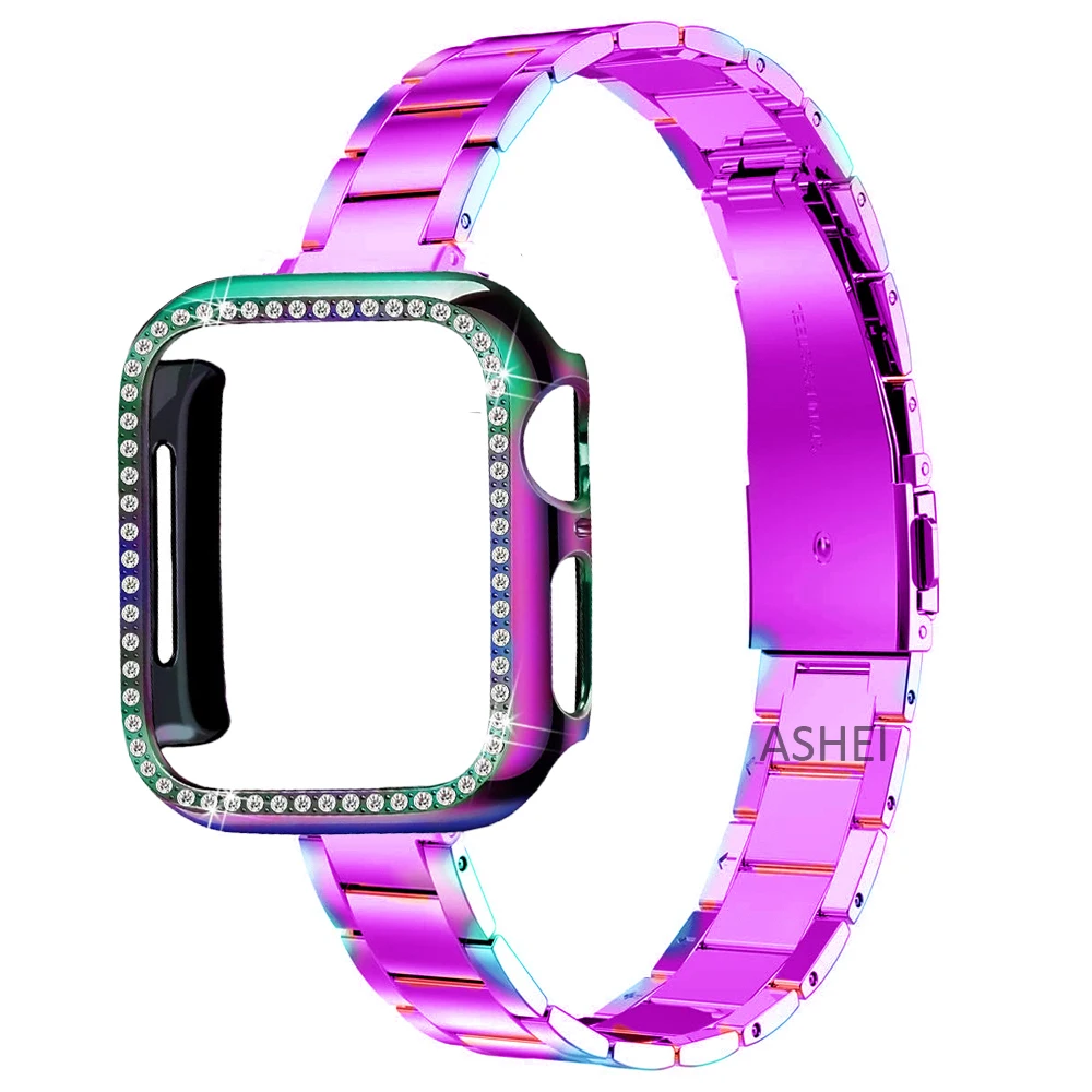 Ремешок для Apple Watch Se 6 40 мм 44 мм, тонкий чехол с блестящими бриллиантами, защитный чехол для iWatch 5 4 3 38 мм 42 мм, 2 шт.
Ремешок для Apple Watch Se 6 40 мм 44 мм, тонкий чехол с блестящими бриллиантами, защитный чехол для iWatch 5 4 3 38 мм 42 мм, 2 шт.