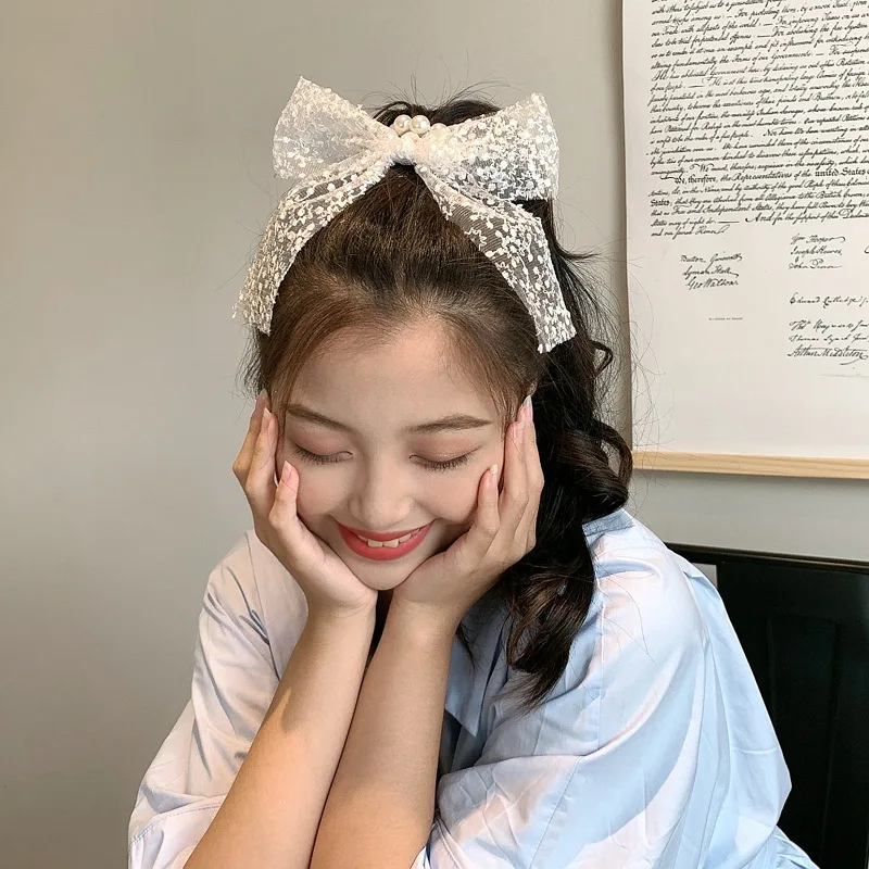 New Style Women Girls Lace Imitation Pearls Hair Ties Fashion Hair Band Long Ribbon Bow Ponytail Hair Tie Scrunchies Women Girls
New Style Women Girls Lace Imitation Pearls Hair Ties Fashion Hair Band Long Ribbon Bow Ponytail Hair Tie Scrunchies Women Girls