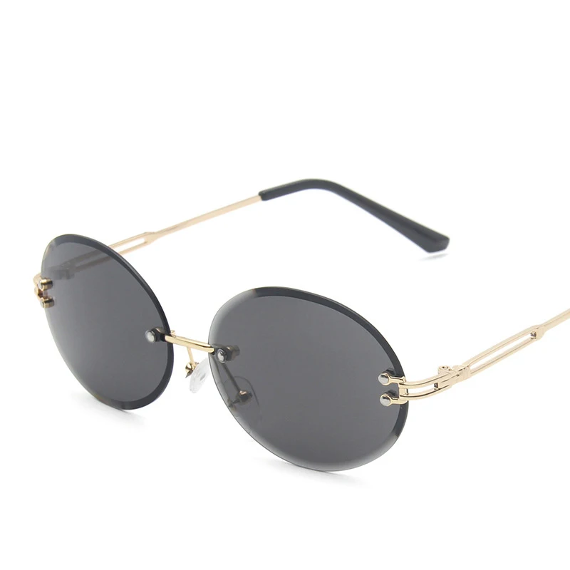 Small Rimless Frame Oval Fashion Trend Sunglasses Vintage Women Creative Desige Metal Shade Sun Glasses Outdoor UV400
Small Rimless Frame Oval Fashion Trend Sunglasses Vintage Women Creative Desige Metal Shade Sun Glasses Outdoor UV400
