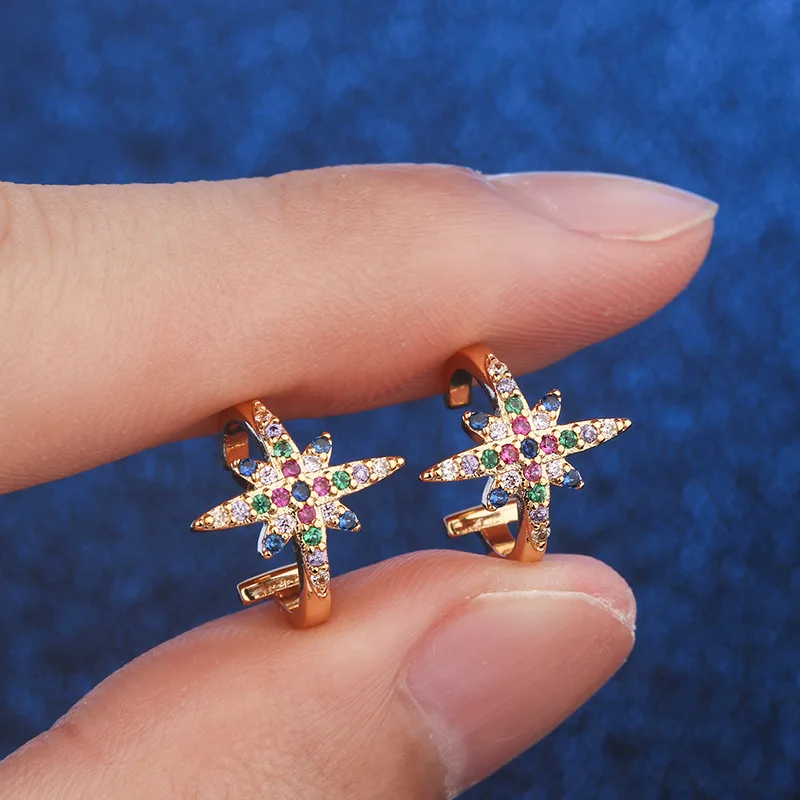 Funmode Mini Star And Letter Design Earring Cuff Hoop Earrings boucle d'oreille femme FE88
Funmode Mini Star And Letter Design Earring Cuff Hoop Earrings boucle d'oreille femme FE88
