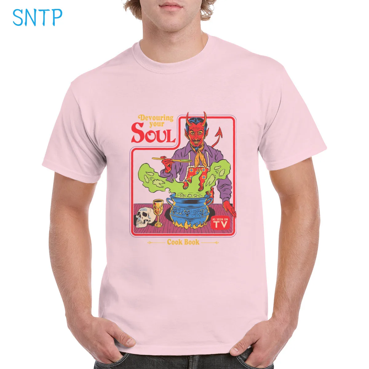 Devouring Your Soul Steven Rhodes t shirt women Devil Child Halloween Satan Demon graphic Top 100% Cotton Man T-shirt
Devouring Your Soul Steven Rhodes t shirt women Devil Child Halloween Satan Demon graphic Top 100% Cotton Man T-shirt