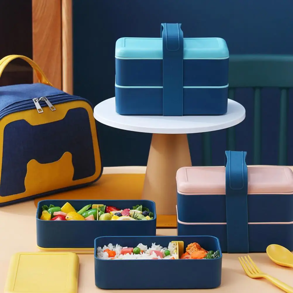 Food Storage Box Bento Box Double Layers Removable Grid PP Salad Fruit Food Storage Box for School
Food Storage Box Bento Box Double Layers Removable Grid PP Salad Fruit Food Storage Box for School