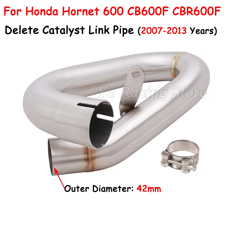 Слипоны для Honda CB600F Hornet 600 CB CBR600F 2007 - 2013 выхлопная труба мотоцикла