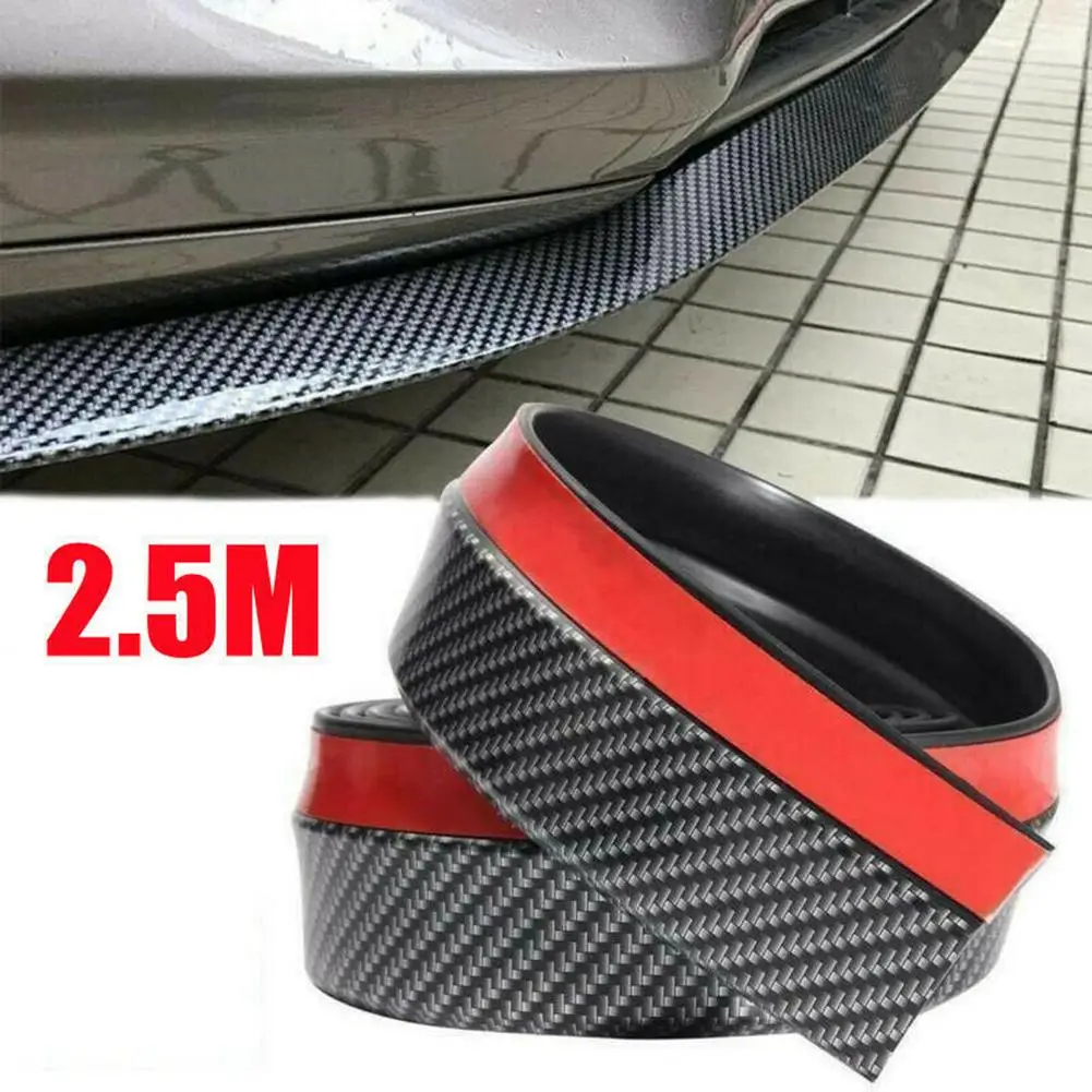 Soft Carbon Fiber Car Rubber Bumper Strip Outside Bumper Front Lip 2.5m Length Car Bumper Strip Car Styling Protective Strip
Soft Carbon Fiber Car Rubber Bumper Strip Outside Bumper Front Lip 2.5m Length Car Bumper Strip Car Styling Protective Strip