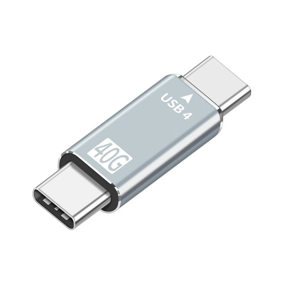 USB4.0 Type C Adapter 40Gbps USB-C to USB-C Data Sync Adapter Male Converter For Laptop Tablet Fast Charging
USB4.0 Type C Adapter 40Gbps USB-C to USB-C Data Sync Adapter Male Converter For Laptop Tablet Fast Charging