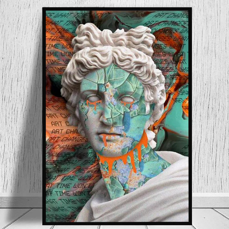 Graffiti Street Pop Art Apollo Sculpture Canvas Painting Wall Art Funny Reproduction Famous Statue Poster And Prints Home Decor
Graffiti Street Pop Art Apollo Sculpture Canvas Painting Wall Art Funny Reproduction Famous Statue Poster And Prints Home Decor