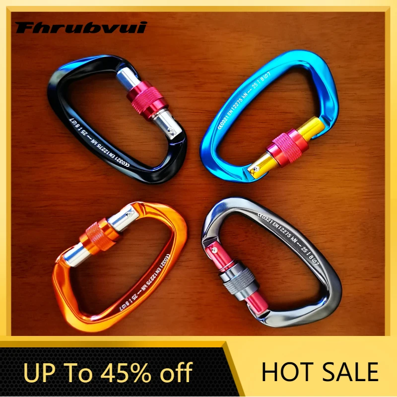 3 Pieces of 25kn Professional Mountaineering Safety Protection Lock Universal Outdoor Climbing Equipment 
3 Pieces of 25kn Professional Mountaineering Safety Protection Lock Universal Outdoor Climbing Equipment