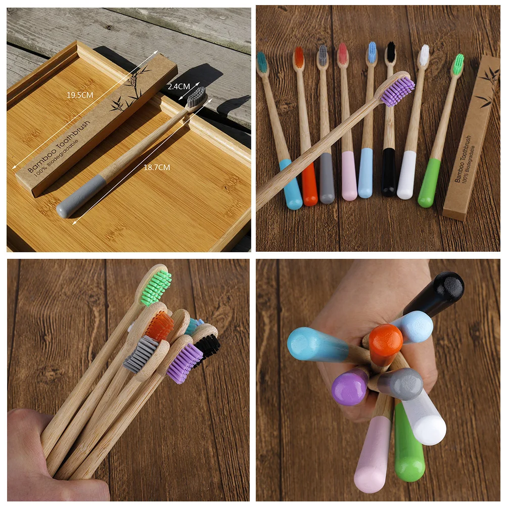 10pcs Eco-friendly Bamboo Handle Nylon Medium Bristle Toothbrush Healthy Oral Care Hygiene Tooth Brush Teeth Cleaning for Adults
10pcs Eco-friendly Bamboo Handle Nylon Medium Bristle Toothbrush Healthy Oral Care Hygiene Tooth Brush Teeth Cleaning for Adults