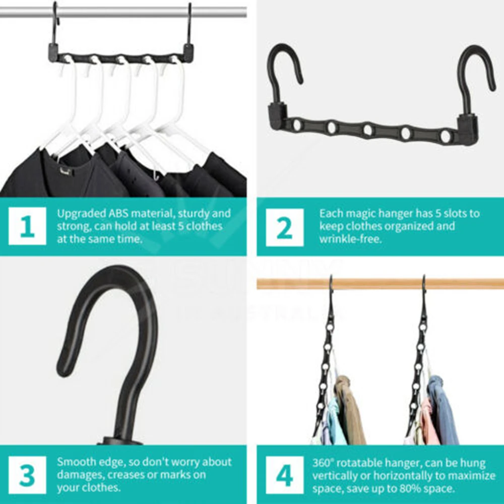 10Pcs/Set Multi-Function Wardrobe Space-Saving Stack Hanger Hooks Clothes Closet Rack Folding Storage Connect Hooks
10Pcs/Set Multi-Function Wardrobe Space-Saving Stack Hanger Hooks Clothes Closet Rack Folding Storage Connect Hooks