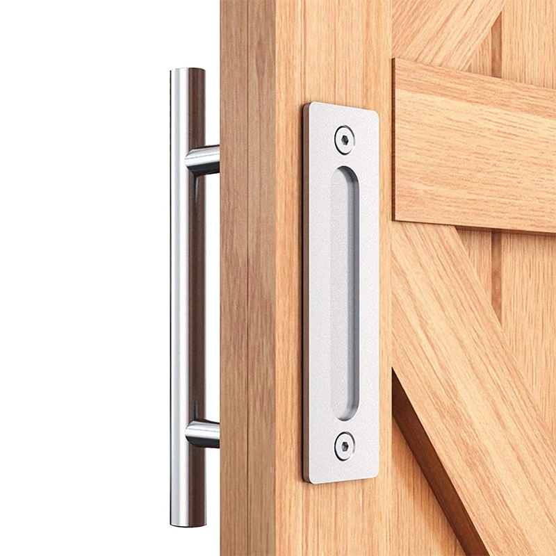 Stainless Steel 12" Sliding Barn Door Pull Handle with Flush Hardware Set Heavy Duty Brushed Finish Anti-Rust Anti-Corrosion
Stainless Steel 12" Sliding Barn Door Pull Handle with Flush Hardware Set Heavy Duty Brushed Finish Anti-Rust Anti-Corrosion