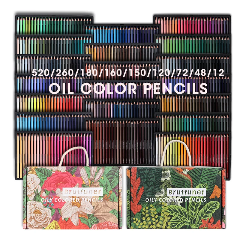 72/48/12 Colors Professional Oil Color Pencils Set Sketch Coloured Colored Pencil Art Supplies
72/48/12 Colors Professional Oil Color Pencils Set Sketch Coloured Colored Pencil Art Supplies