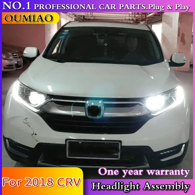 OUMIAO Car Styling For Honda 2017-2019 CR-V CRV headlights ALL LED headlight LED DRL front light Bi-LED Lens dynamic turnsignal
OUMIAO Car Styling For Honda 2017-2019 CR-V CRV headlights ALL LED headlight LED DRL front light Bi-LED Lens dynamic turnsignal