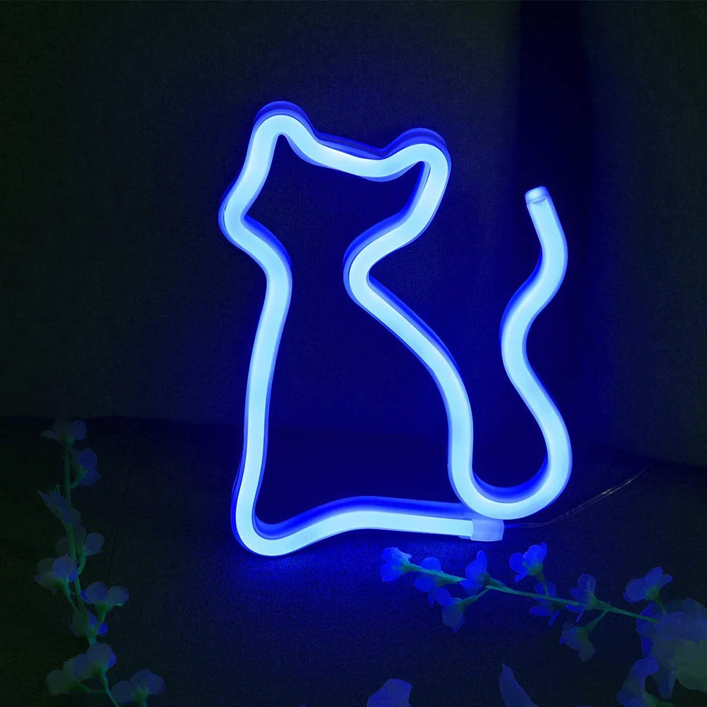 LED Neon Light Cat Bolt Bat Rocket Sign Night Lamp Colorful Rainbow Neon Home Bar Desktop Decor for Party Wedding Xmas Decor
LED Neon Light Cat Bolt Bat Rocket Sign Night Lamp Colorful Rainbow Neon Home Bar Desktop Decor for Party Wedding Xmas Decor