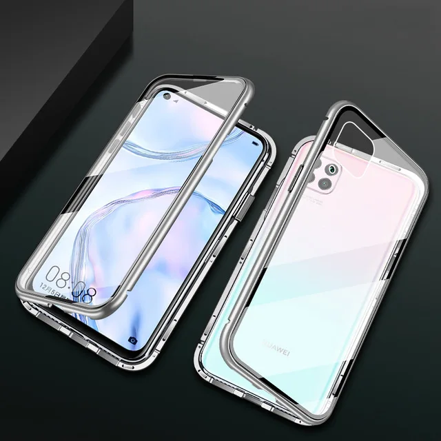 Double Sided Magnetic Adsorption Metal Case For Huawei P40 Lite Tempered Glass cover For Huawei P 40 Lite Light P40Lite coque
Double Sided Magnetic Adsorption Metal Case For Huawei P40 Lite Tempered Glass cover For Huawei P 40 Lite Light P40Lite coque