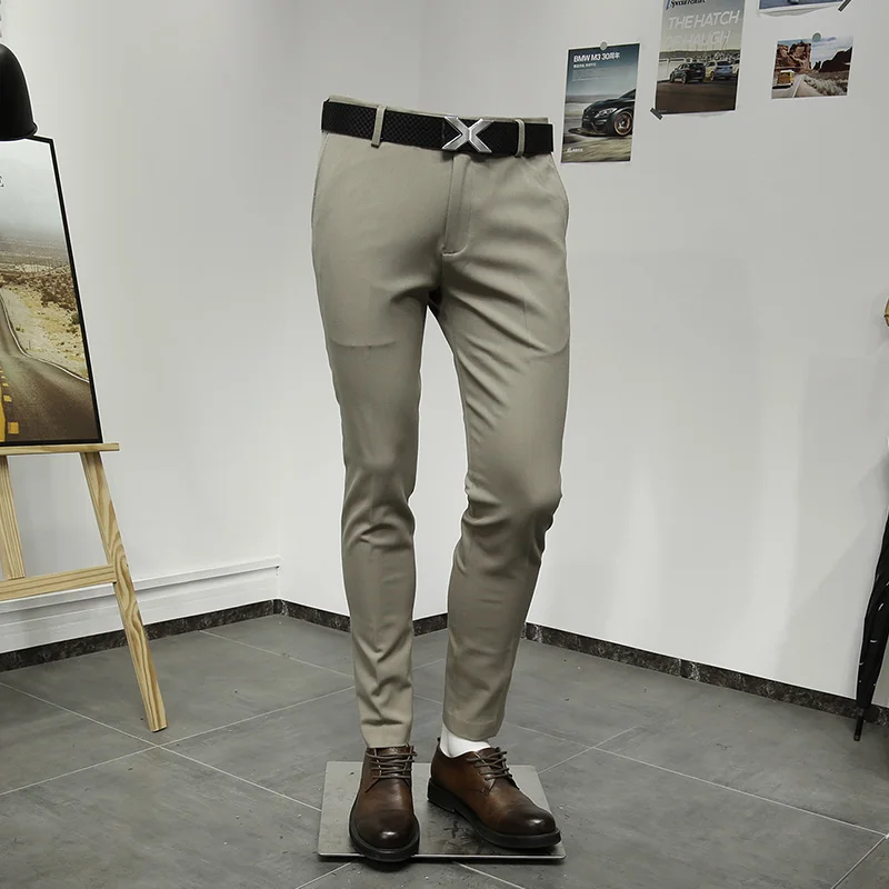 men long pants khaki thicken formal slim style autumn winter casual office business man wear plus size man pant 30 to 36 
men long pants khaki thicken formal slim style autumn winter casual office business man wear plus size man pant 30 to 36