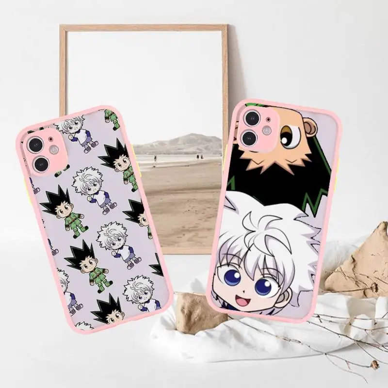 Hunter x Hunter anime Phone Case For iPhone 12 11 Mini Pro XR XS Max 7 8 Plus X Matte transparent Pink Back Cover
Hunter x Hunter anime Phone Case For iPhone 12 11 Mini Pro XR XS Max 7 8 Plus X Matte transparent Pink Back Cover