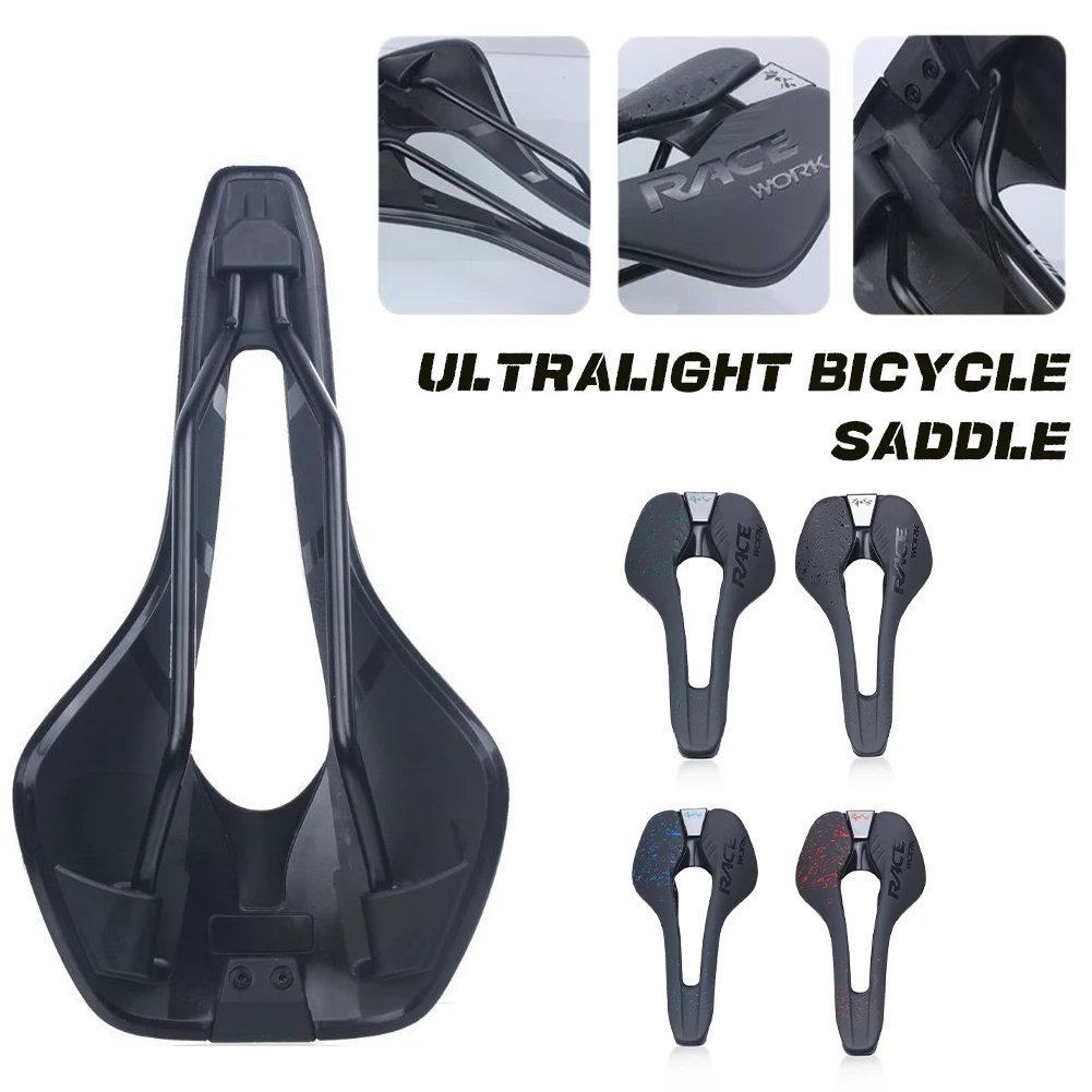 Road Bike Saddle Training Grade Man Road Soft Light MTB Bicycle Cushion Mountain Bike Seat for Men WomenMicrofiber leather
Road Bike Saddle Training Grade Man Road Soft Light MTB Bicycle Cushion Mountain Bike Seat for Men WomenMicrofiber leather