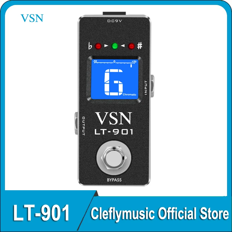 VSN LT-901 Guitar Tuner Pedal High Precision Guitar Chromatic Tuner Pedal ± 1 Cent All-Metal Case True Bypass 
VSN LT-901 Guitar Tuner Pedal High Precision Guitar Chromatic Tuner Pedal ± 1 Cent All-Metal Case True Bypass