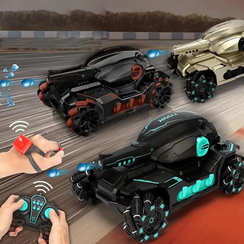 Gesture Induction Tank RC Car 4WD Launch Water Bomb Stunt Drift Tank 2.4G Remote Control Buggy Light Music Armoured Car
Gesture Induction Tank RC Car 4WD Launch Water Bomb Stunt Drift Tank 2.4G Remote Control Buggy Light Music Armoured Car
