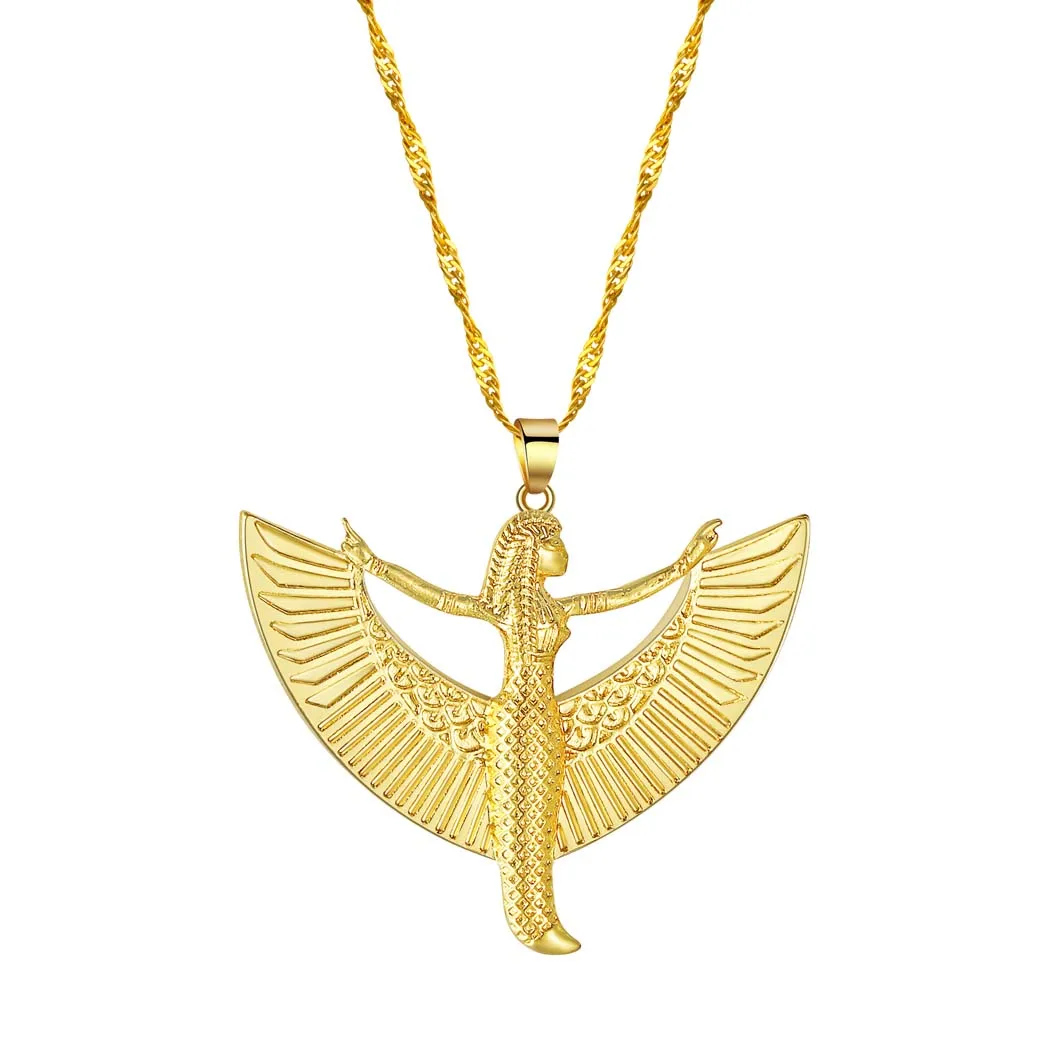 Kinitial Charm Gold Ancient Egyptian Goddess Pendant Necklace For Women Bijoux Maxi Statement Necklaces Collier Choker Jewelry
Kinitial Charm Gold Ancient Egyptian Goddess Pendant Necklace For Women Bijoux Maxi Statement Necklaces Collier Choker Jewelry