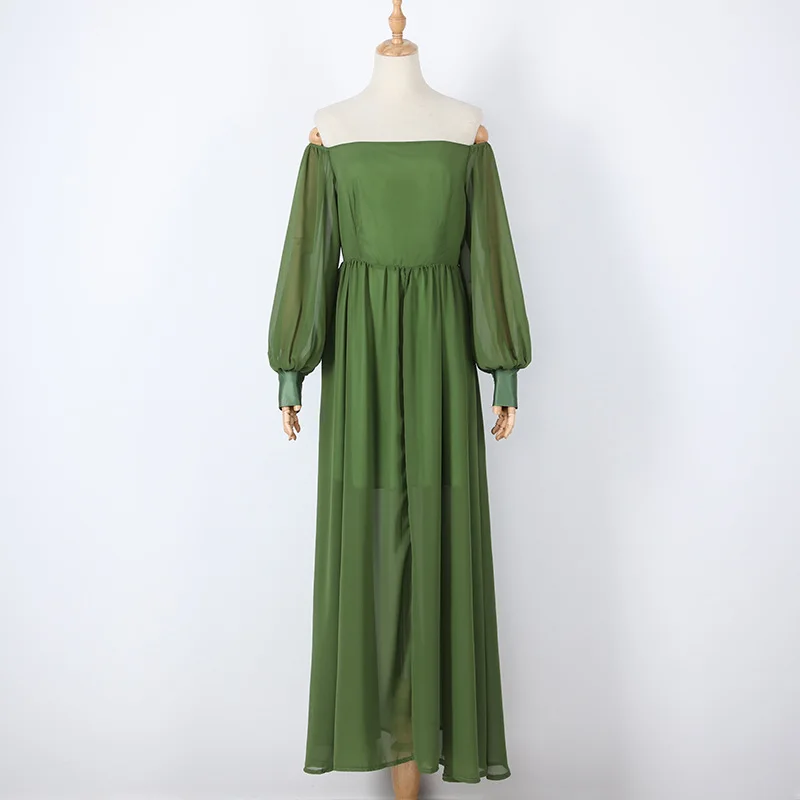 Women sexy Elegant solid Lantern sleeve slash neck 2021 new formal evening party dress maxi dresses Vestidos Plus size summer
Women sexy Elegant solid Lantern sleeve slash neck 2021 new formal evening party dress maxi dresses Vestidos Plus size summer