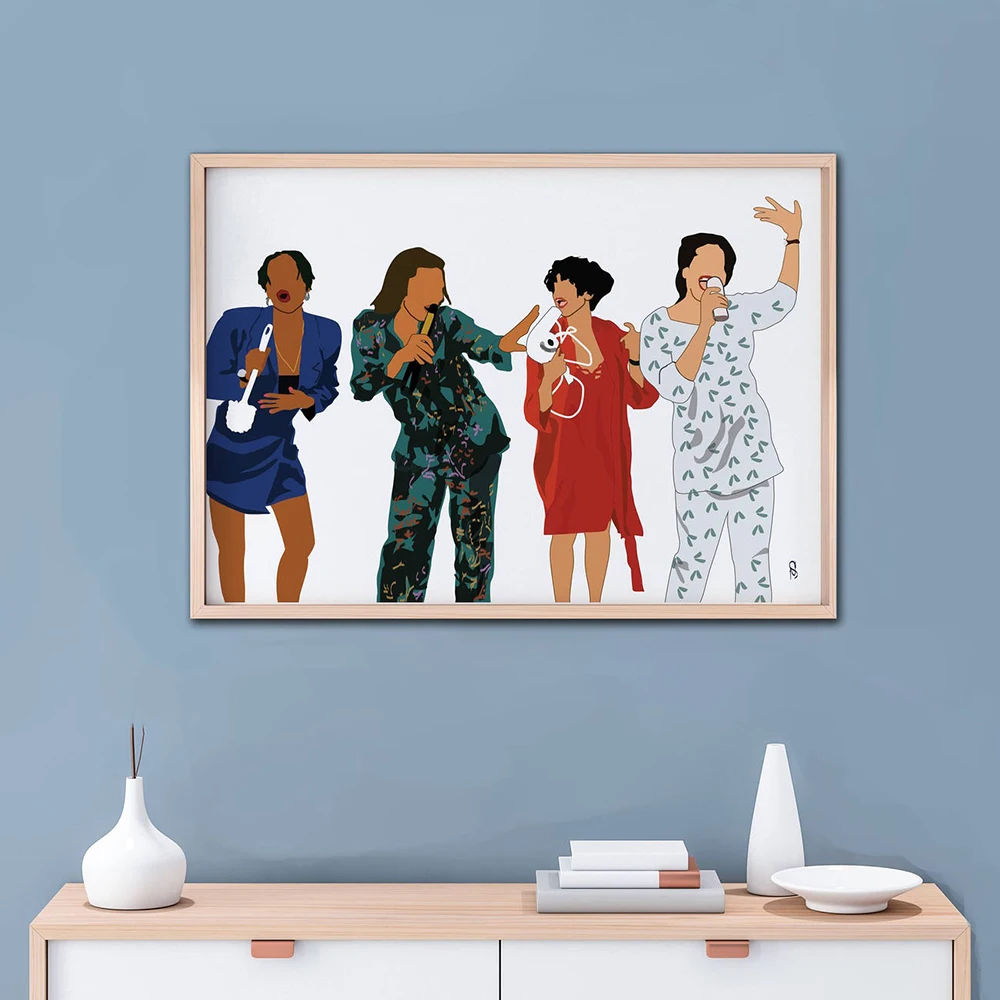 90's Classic TV Show Print Best Friend Canvas Painting Modern Abstract Art Print Poster Sister Christmas Gift Wall Decor Picture
90's Classic TV Show Print Best Friend Canvas Painting Modern Abstract Art Print Poster Sister Christmas Gift Wall Decor Picture