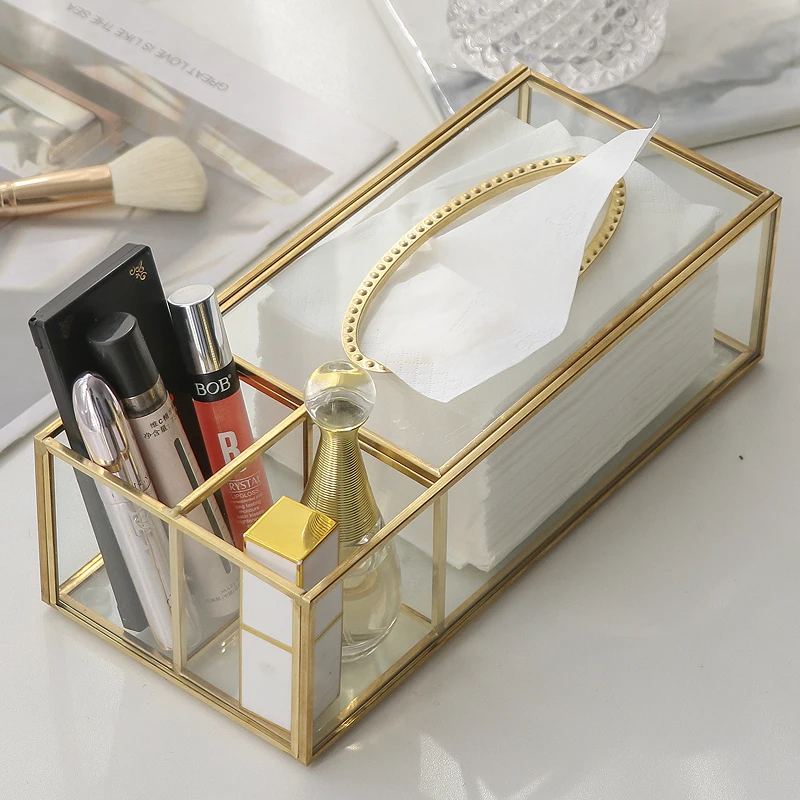 Large Luxury Glass Tissue Storage Box Home Rectangular Tissue Box Napkin Holder Storage Paper Boite Mouchoir Home Storage BJ50TB
Large Luxury Glass Tissue Storage Box Home Rectangular Tissue Box Napkin Holder Storage Paper Boite Mouchoir Home Storage BJ50TB