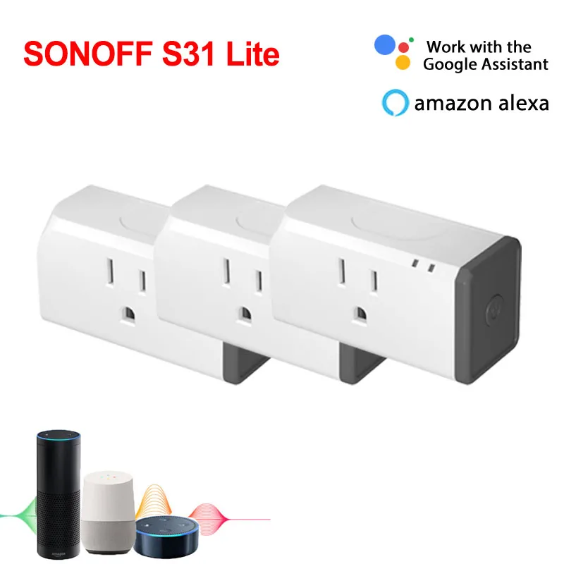 Новая беспроводная мини-розетка SONOFF S31 с Wi-Fi, домашний выключатель питания, штепсельная вилка с таймером, совместимая с Alexa Google Home 
Новая беспроводная мини-розетка SONOFF S31 с Wi-Fi, домашний выключатель питания, штепсельная вилка с таймером, совместимая с Alexa Google Home
