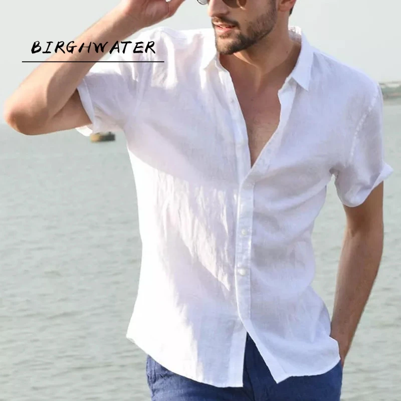 Рубашка Мужская дышащая однотонная, модная сорочка с короткими рукавами, дышащая майка, белая, на лето
Рубашка Мужская дышащая однотонная, модная сорочка с короткими рукавами, дышащая майка, белая, на лето