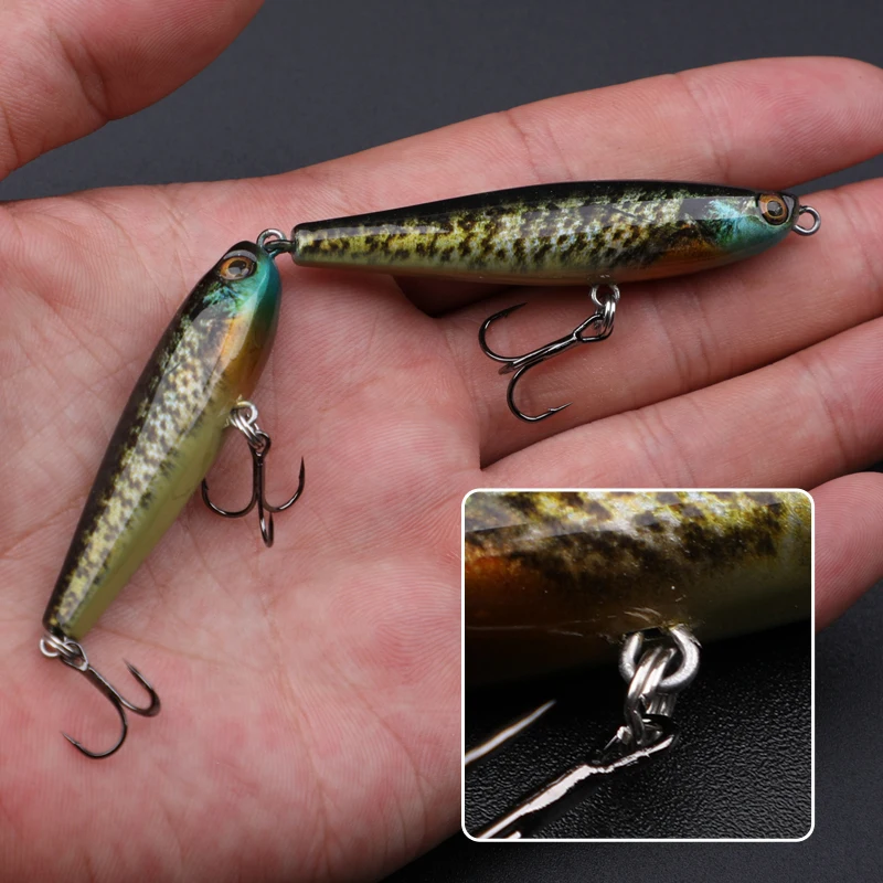 Сумасшедшие приманки MIG FISHING Proleurre 1 шт. гольян рыболовная приманка лазерная