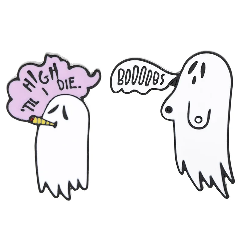 Cartoon ghost pin, hip-hop halloween new enamel brooch, bag decoration badge, gift for friends
Cartoon ghost pin, hip-hop halloween new enamel brooch, bag decoration badge, gift for friends