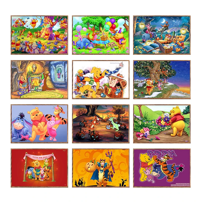 Anime Cartoon Canvas Painting Winnie the Pooh and Tigger Posters and Prints Kids Art Wall Print Mural Pictures Home Wall Decor
Anime Cartoon Canvas Painting Winnie the Pooh and Tigger Posters and Prints Kids Art Wall Print Mural Pictures Home Wall Decor