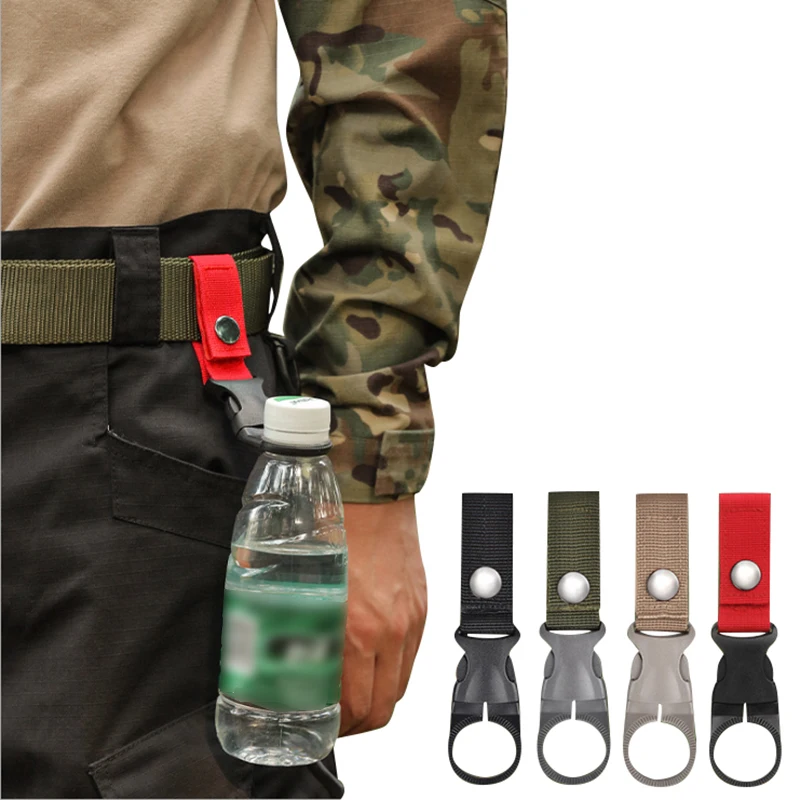 Campmore Outdoor Military Webbing Buckle Hook Water Bottle Nylon Holder Clip EDC Climbing Hunting Waist Belt Bottle Carabiner
Campmore Outdoor Military Webbing Buckle Hook Water Bottle Nylon Holder Clip EDC Climbing Hunting Waist Belt Bottle Carabiner