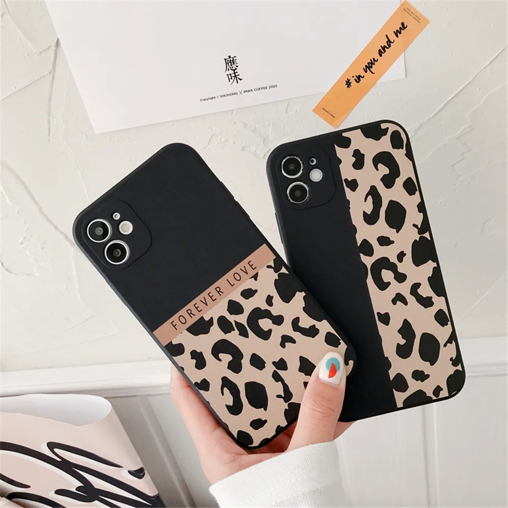 LUPWAY Square Leopard Retro Phone Case For iPhone 11 12 mini Pro X XR XS Max 8 7 Plus SE2020 Lens Protection Soft TPU Back Cover
LUPWAY Square Leopard Retro Phone Case For iPhone 11 12 mini Pro X XR XS Max 8 7 Plus SE2020 Lens Protection Soft TPU Back Cover