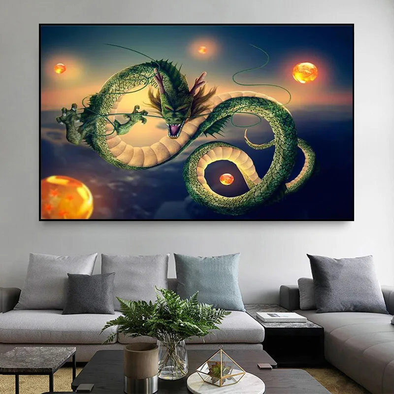 Anime Dragon Ball Poster And Prints Cartoon Green Dragon Canvas Painting Wall Art Pictures For Kids Room Home Decoration
Anime Dragon Ball Poster And Prints Cartoon Green Dragon Canvas Painting Wall Art Pictures For Kids Room Home Decoration