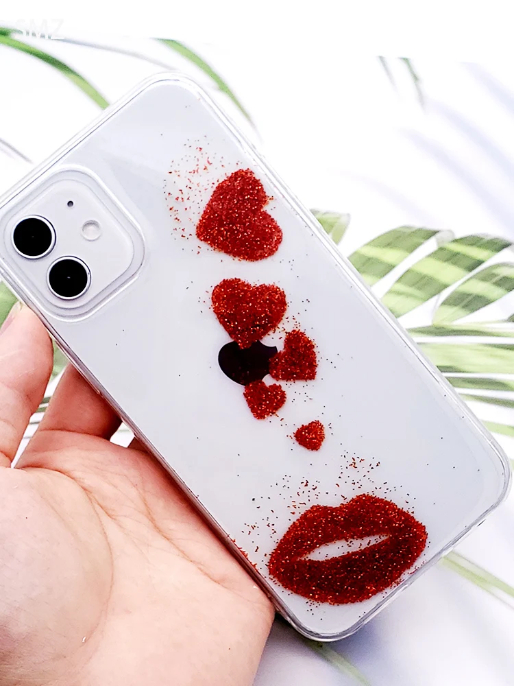 Luxury Cute Bling Glitter Lips Love silicon phone case For iPhone 12 11 Pro Max Xs Max XR MiNi 2020 5s 6 6S 7 8 Plus X Se Cover
Luxury Cute Bling Glitter Lips Love silicon phone case For iPhone 12 11 Pro Max Xs Max XR MiNi 2020 5s 6 6S 7 8 Plus X Se Cover