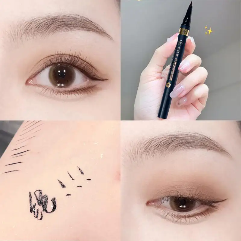 1PC Professional Eyeliner Pen Fast-drying Waterproof Anti-sweat Lasting Eye Liner Liquid Eye Pencil Makeup Tool
1PC Professional Eyeliner Pen Fast-drying Waterproof Anti-sweat Lasting Eye Liner Liquid Eye Pencil Makeup Tool