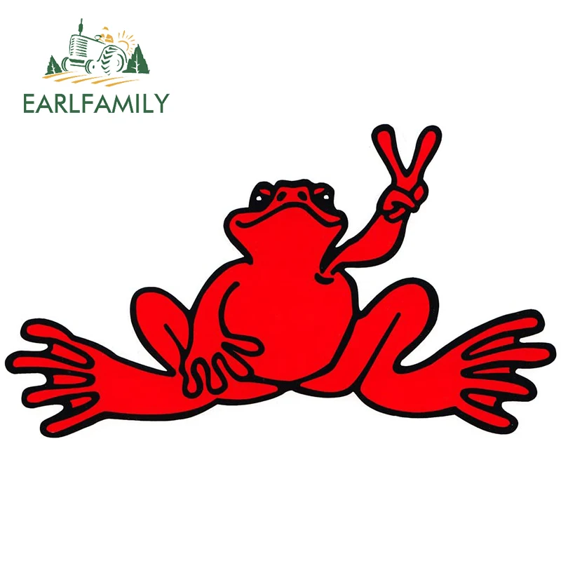EARLFAMILY 13cm x 7.4cm Red Auto Car Stickers for Peace Frog Waterproof Vinyl Decals Vinyl Car Wrap Scratch-Proof Anime Decor
EARLFAMILY 13cm x 7.4cm Red Auto Car Stickers for Peace Frog Waterproof Vinyl Decals Vinyl Car Wrap Scratch-Proof Anime Decor