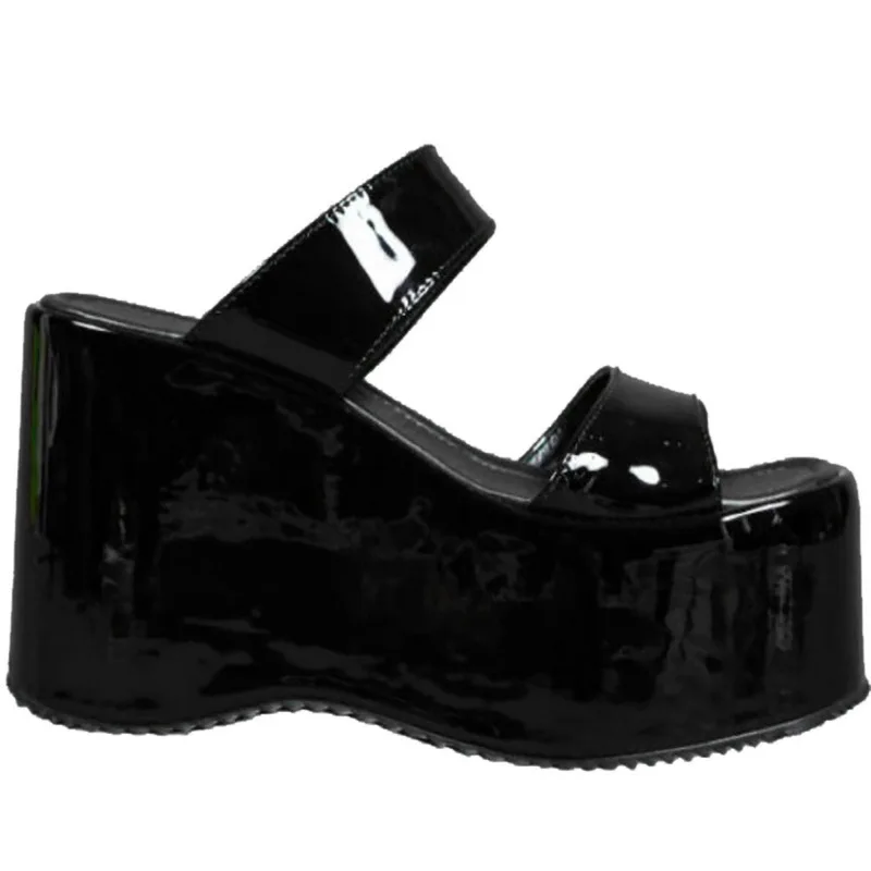 2021 Shoes Women High Platform Black Gothic Cosplay Comfortable Wedges Heels Sandal Slippers Summer Outdoor Slides
2021 Shoes Women High Platform Black Gothic Cosplay Comfortable Wedges Heels Sandal Slippers Summer Outdoor Slides