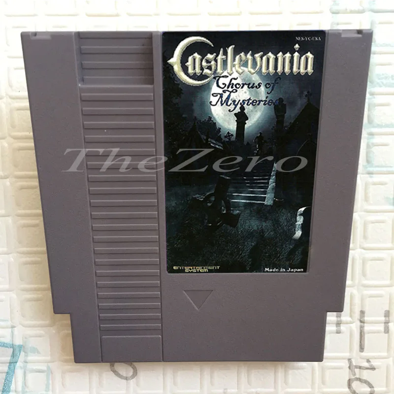 Castlevania форма для учеников загадки видео карточная игра 8 бит 72 Pin Системы консоль