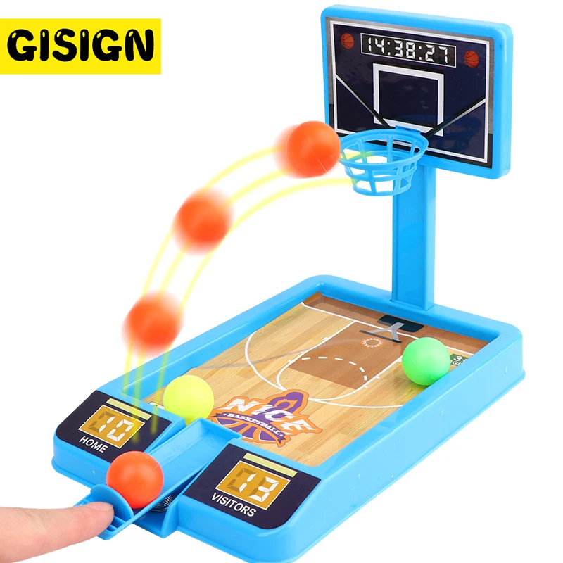 

Комнатный баскетбольный мяч для стрельбы, спортивные игры, детские игровые наборы, обруч, 3-мяч, Интерактивная детская настольная игрушка-мя...