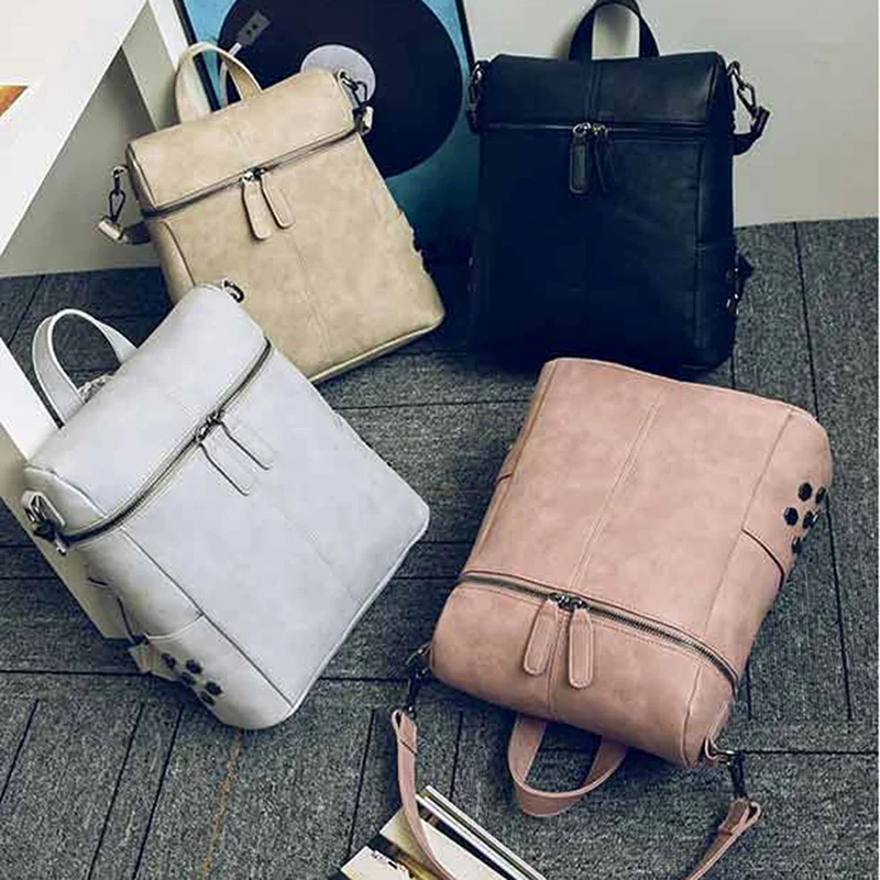 2021 PU Leather Backpack Women Waterproof PU Leather Ladies Zipper Female Casual Shoulder Bag Teenager School Bag
2021 PU Leather Backpack Women Waterproof PU Leather Ladies Zipper Female Casual Shoulder Bag Teenager School Bag