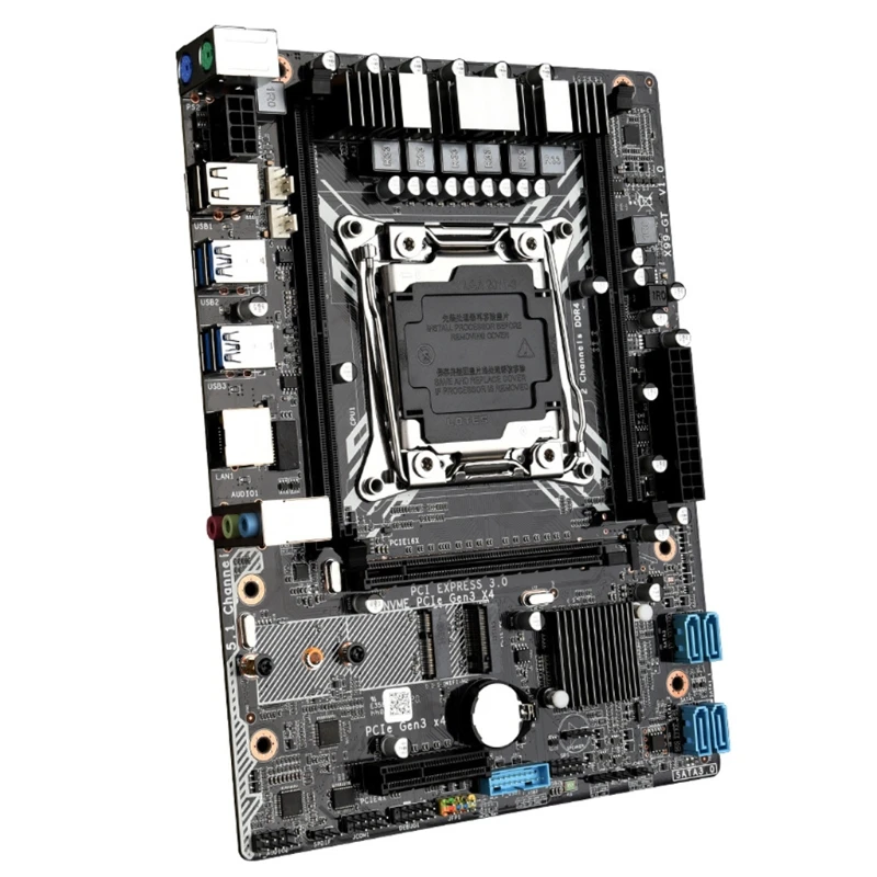 X99 GT набор материнской платы с Xeon E5 2620V3 LGA2011 3 процессор USB3.0 NVME M.2 SSD материнская
